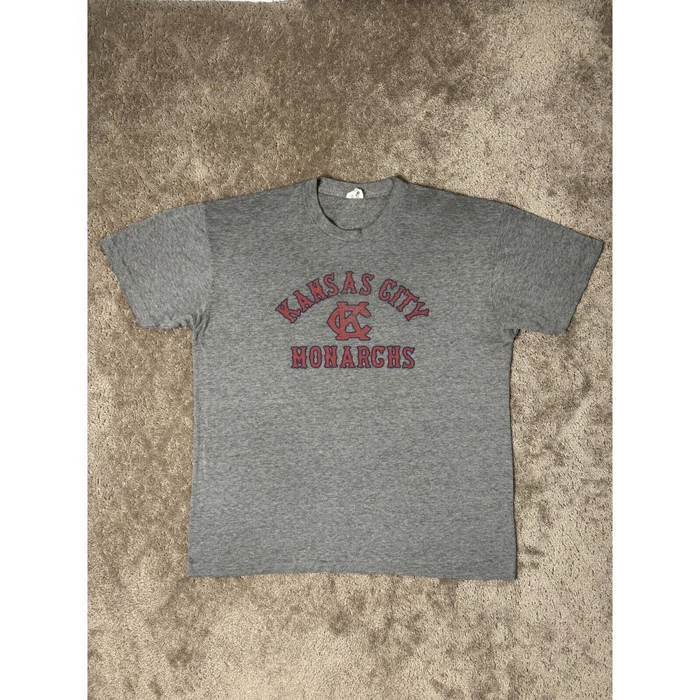 Vintage Mens Tshirt NFL 90s  Kansas City‎ Monarchs Y2K American style Sz XL